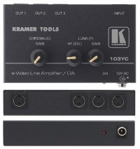Усилитель-распределитель KRAMER 103YC 1:3 s-Video Line Amplifier DA
