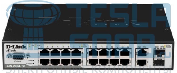 Коммутатор D-Link DES-3200-18 Gigabit Ethernet 