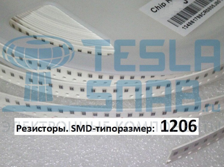 Резистор SMD RC1206JR-0715R 15Ом (15R) 5% 5000шт./катушка
